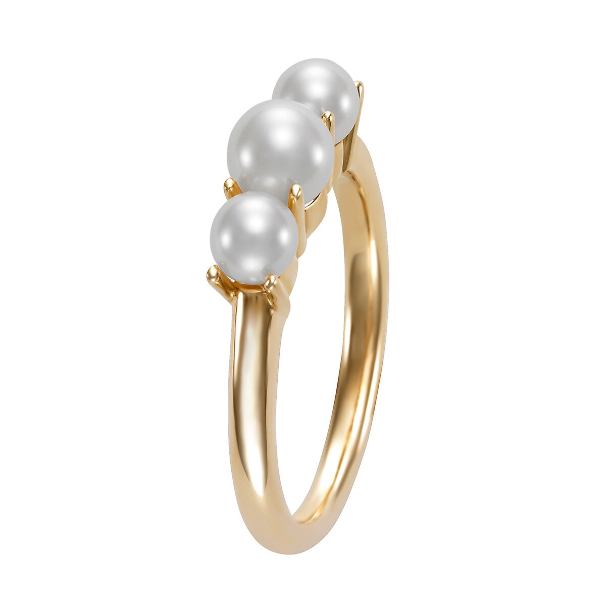 Anillo de Perla Cultivada, Oro Amarillo de 14K