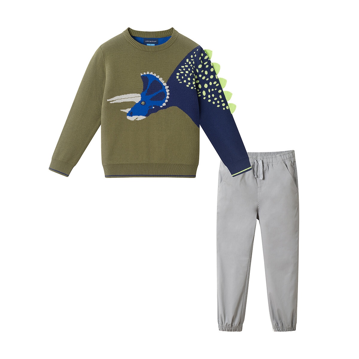 Andy & Evan Conjunto de 2 piezas para Niños y Niñas Verde 2 Años