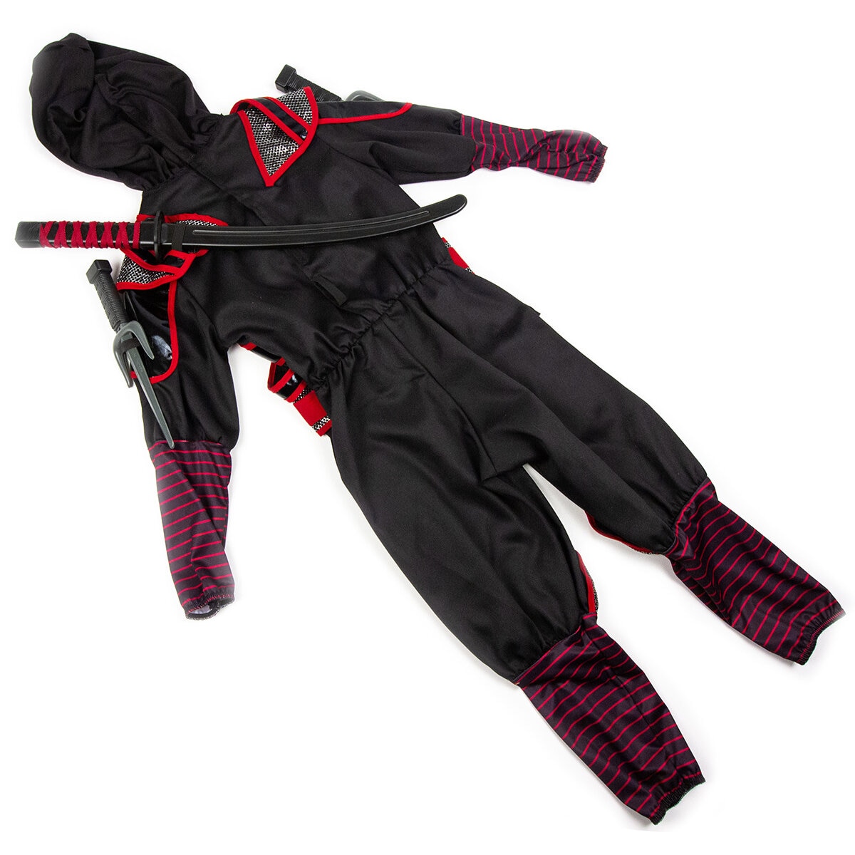 Juego de Disfraz Ninja Dragón Rojo, 7/8