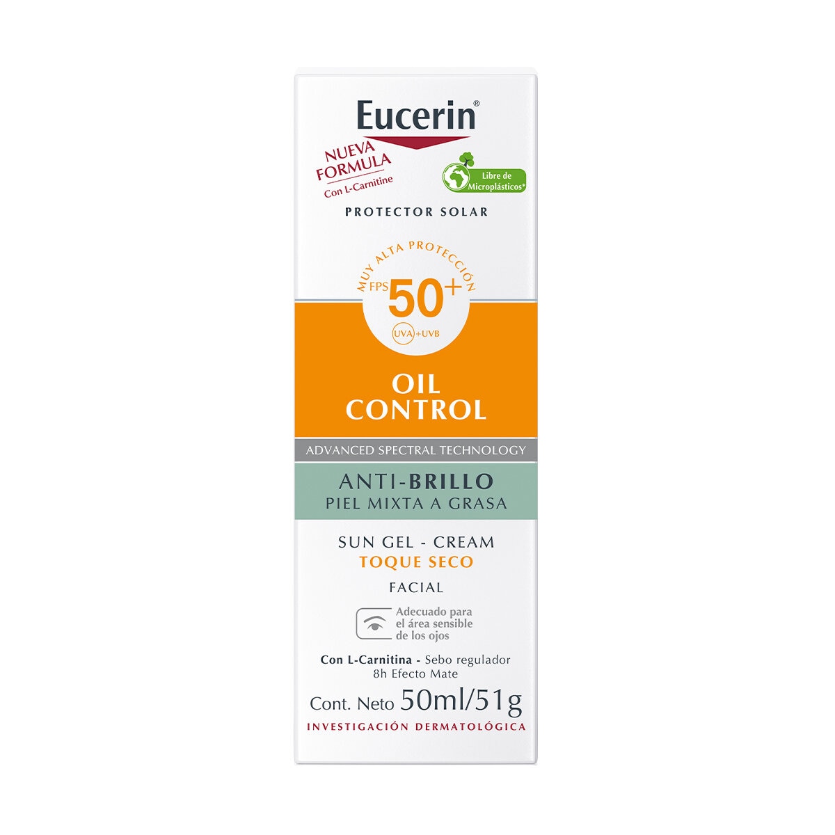 Eucerin Protector Solar FPS 50+ Toque Seco 50 ml
