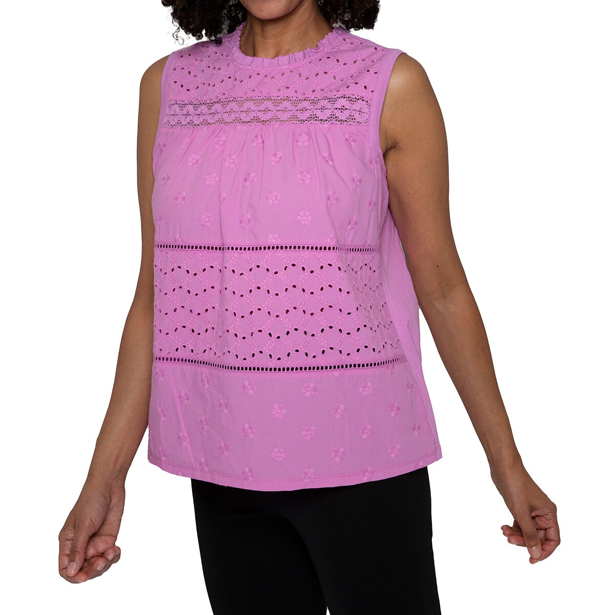 Mario Serrani Italy Blusa para Dama Morado Mediana