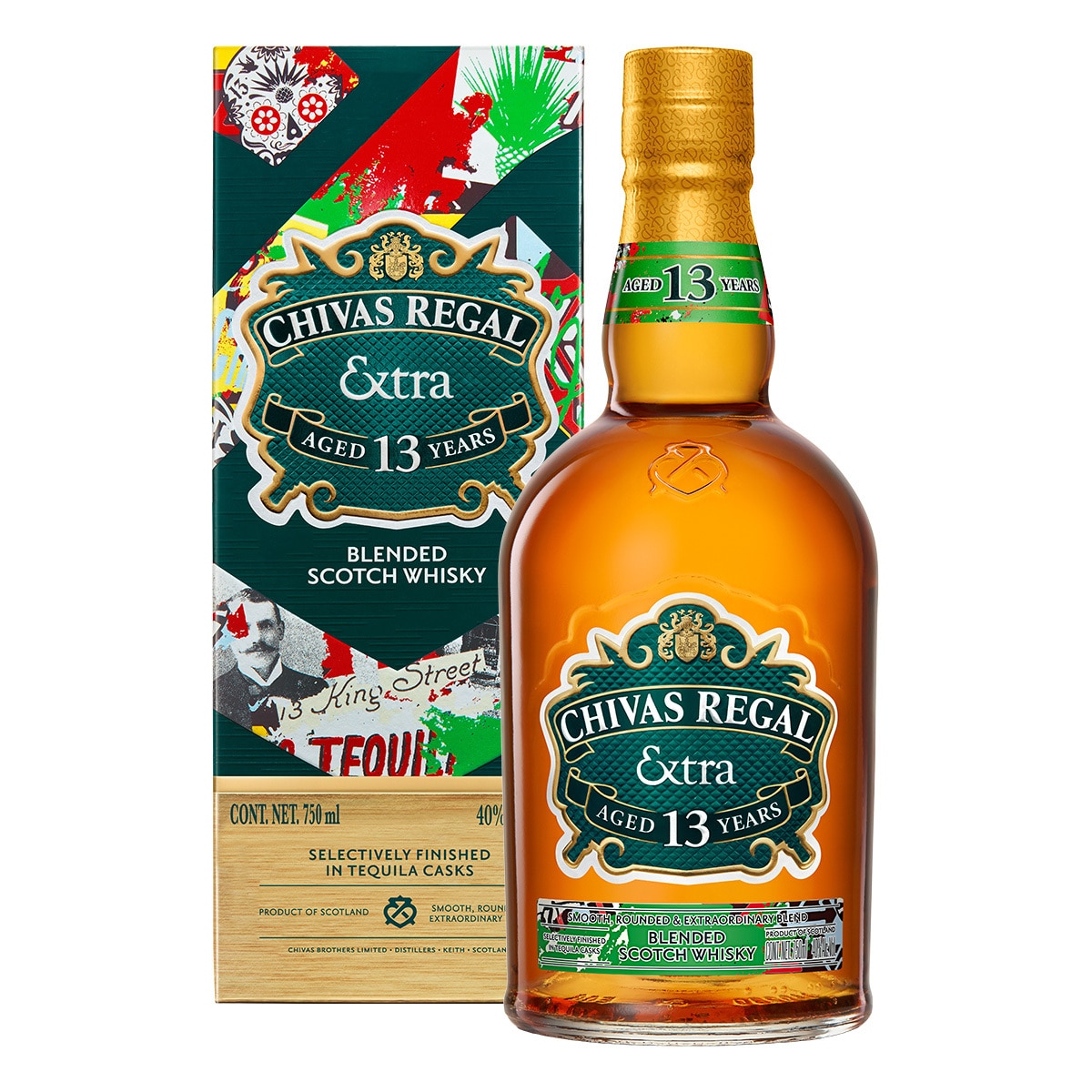 Whisky Chivas 13 Extra Tequila 750ml