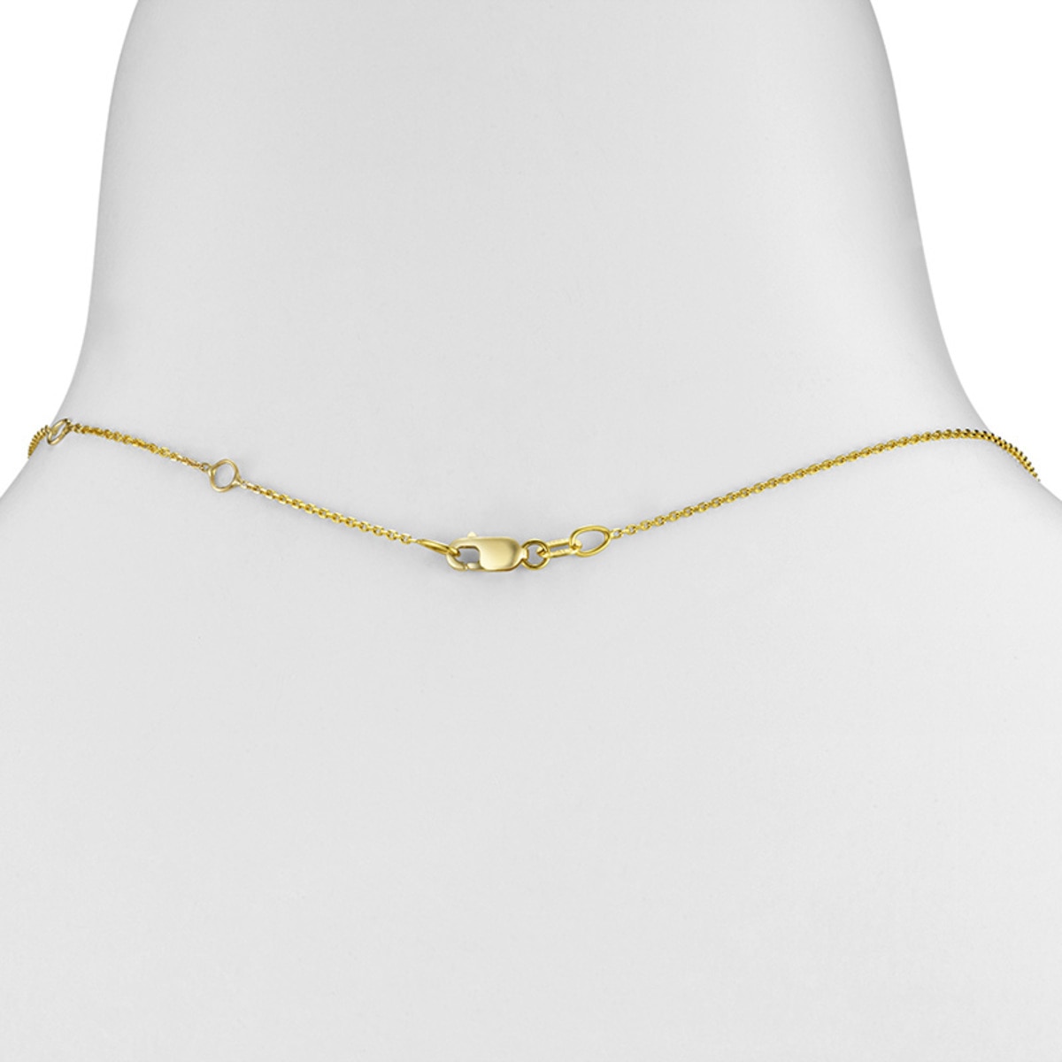 Collar de Perla, 10.5-11mm, Oro Amarillo de 14kt