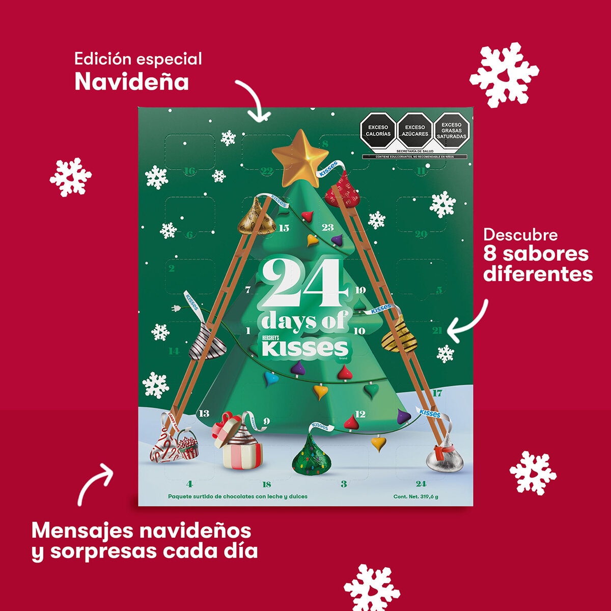 Hershey's Calendario de Adviento 319.6 g