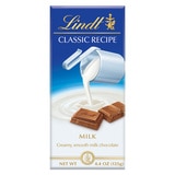 Lindt Barras de Chocolate, Avellana y Caramelo 4 pzas de 125 g