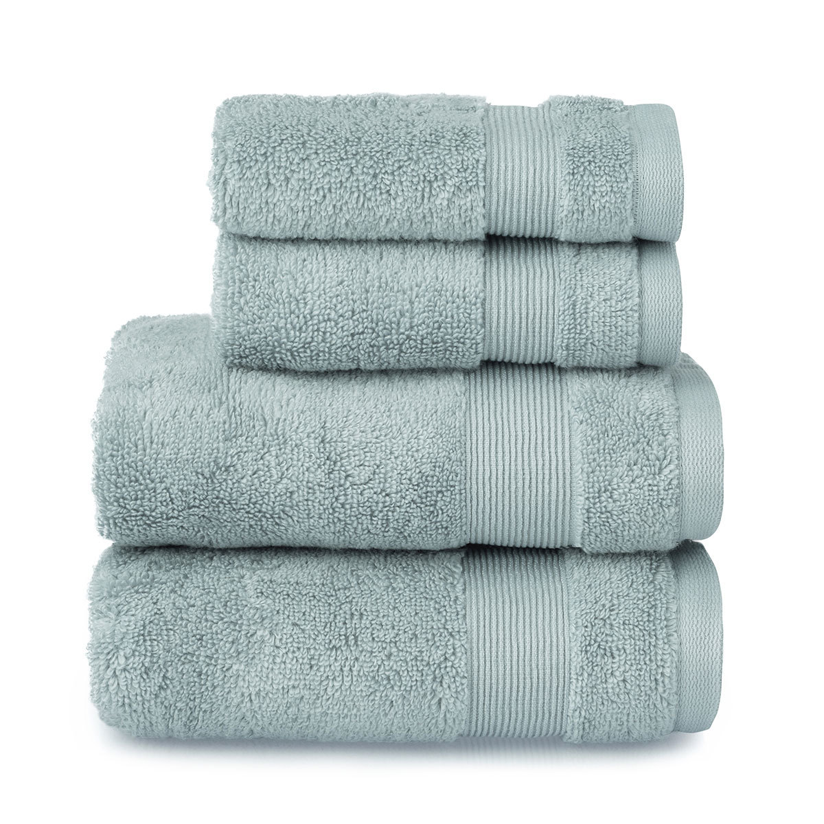 Juego de Toallas, 4 piezas, Mira Bella, azul Costco México