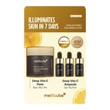 Medicube Vit C, Pads + Ampolleta