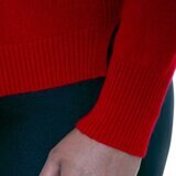 Mario Serrani Italy Suéter 100% Cashmere para Dama Rojo Extra Chica