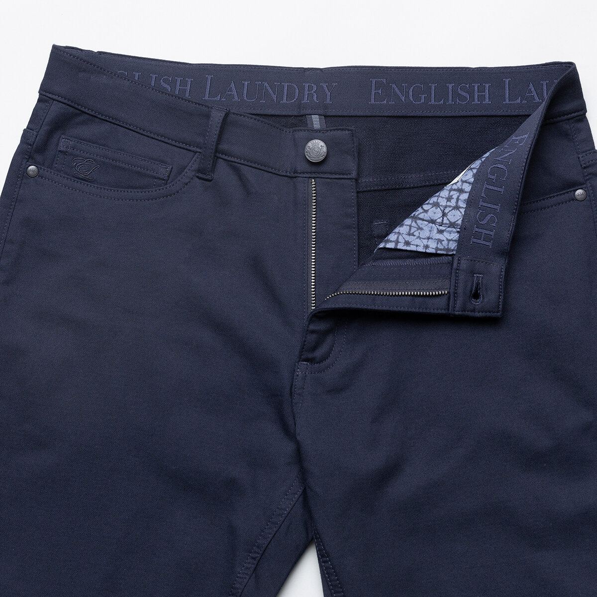 English Laundry Pantalones para Caballero azul 40 x 32
