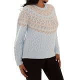 Mario Serrani Italy Suéter para Dama Azul Extra Grande