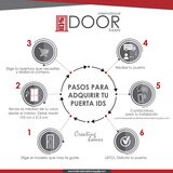 International Door Supply, Puerta de Alta Seguridad Santa Fe Izquierda
