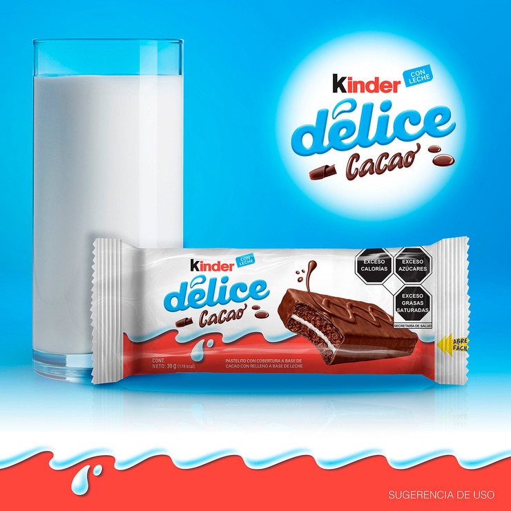 Pastelillo de Chocolate Kinder Delice, 10 piezas Costco México