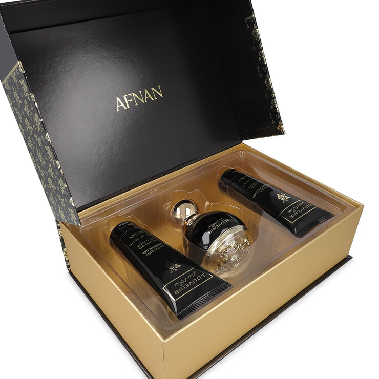 Afnan Souvenir Desert Rose Set 3 pzas Afnan Souvenir Desert Rose Set 3 pzas
