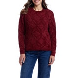 Weatherproof Vintage Suéter para Dama Rojo Mediana