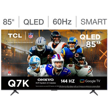TCL Pantalla 85" QLED 4K Google TV