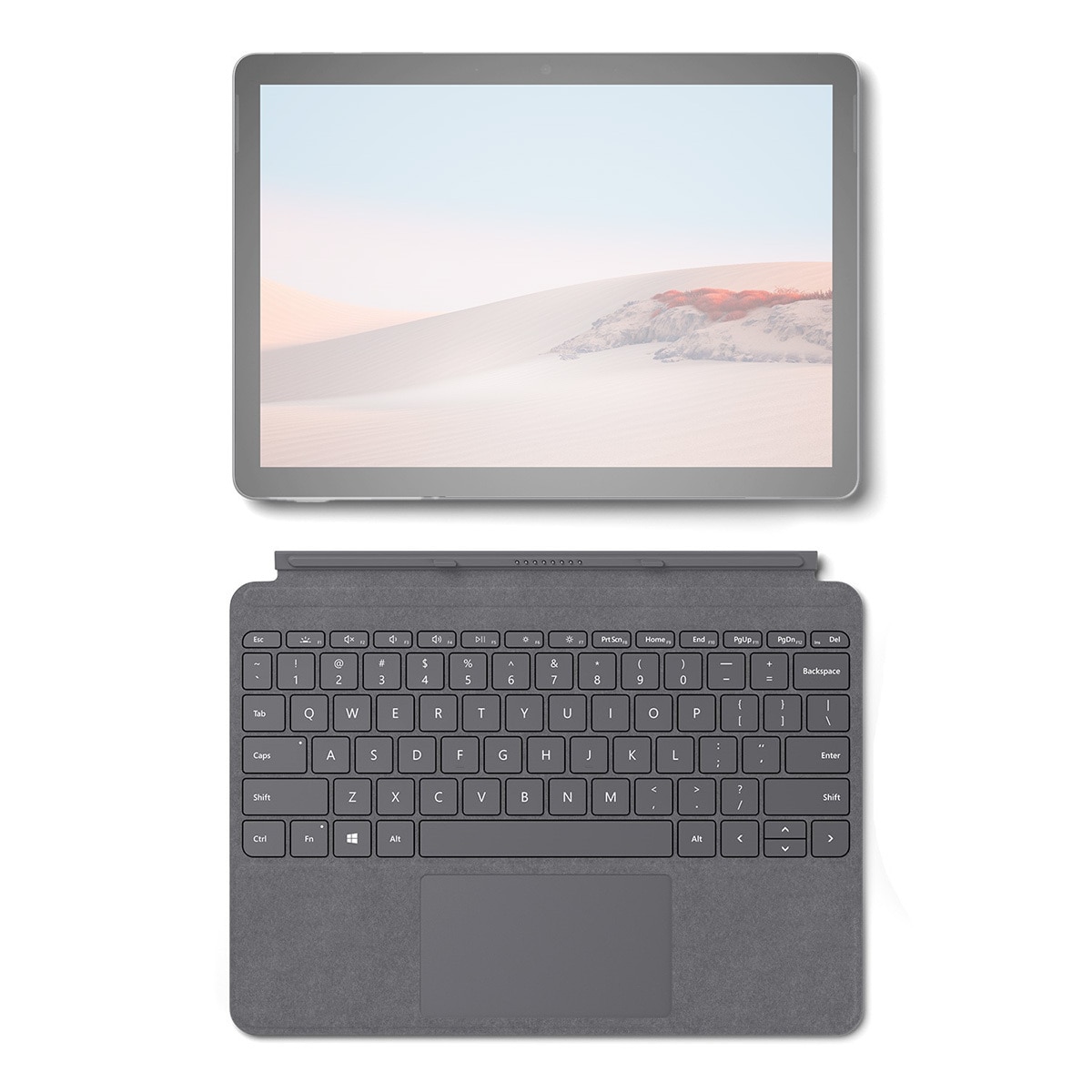 Teclado/ Funda para Microsoft Surface Go Type Cover-Plata