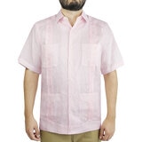 Uxmal by Manchester, Guayabera 100% Lino para Caballero, Varios Colores y Tallas