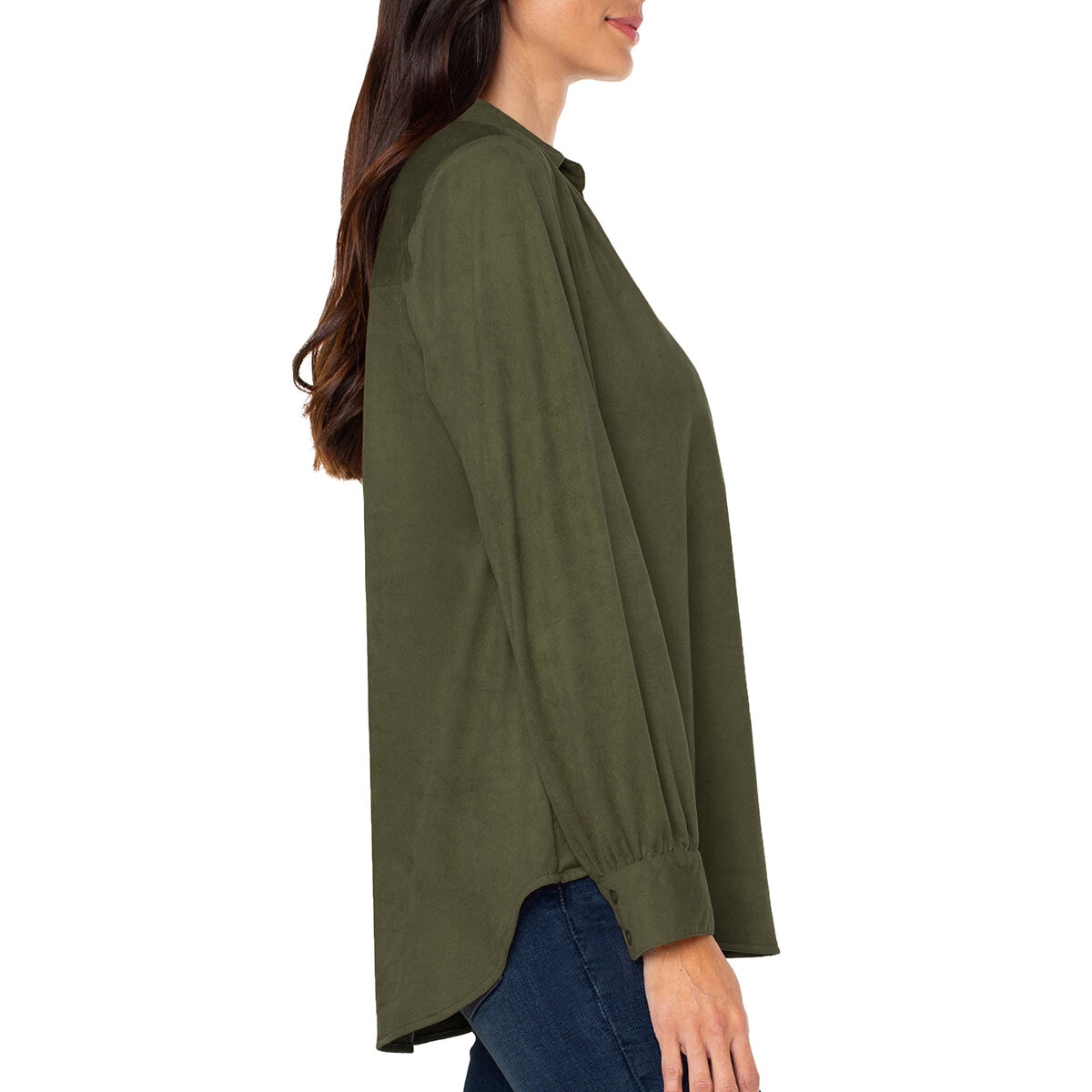 Matty M Blusa para Dama Verde Mediana