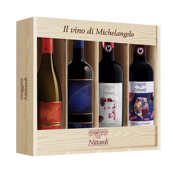 Vinos Tinto y Blanco Il Vino di Michelangelo 4/750 ml