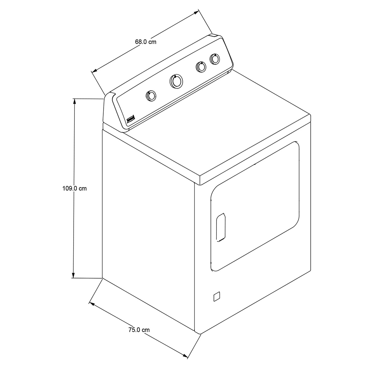 Maytag Secadora de gas 19Kg