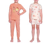 Pekkle Pijamas 4 piezas para Niños o Niñas Varias Tallas y Colores