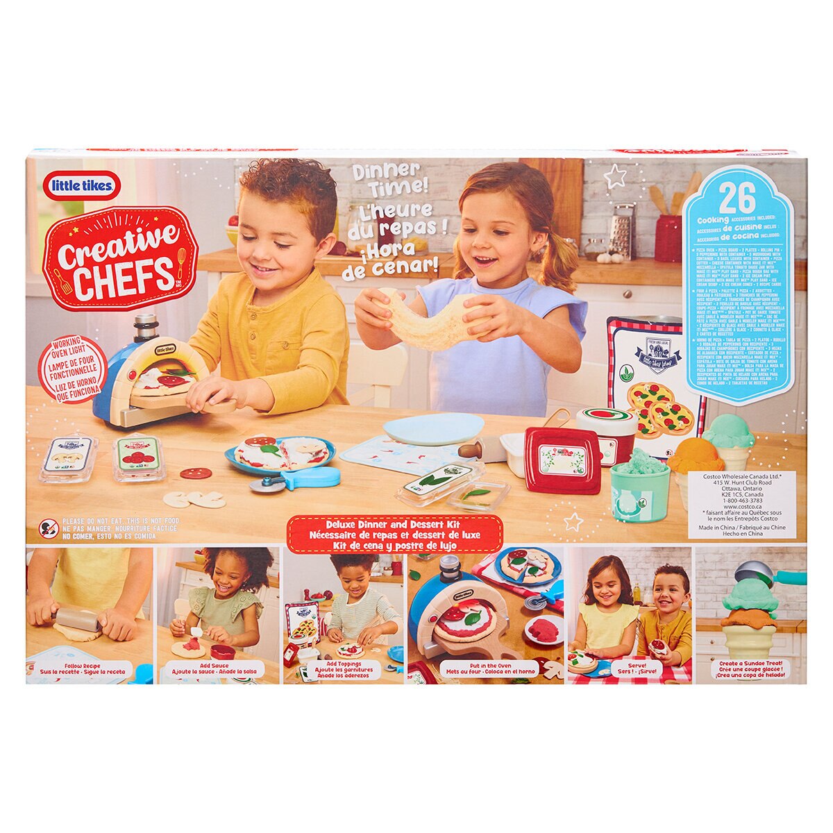 Little Tikes Set Creative Chefs, Cena y Postre