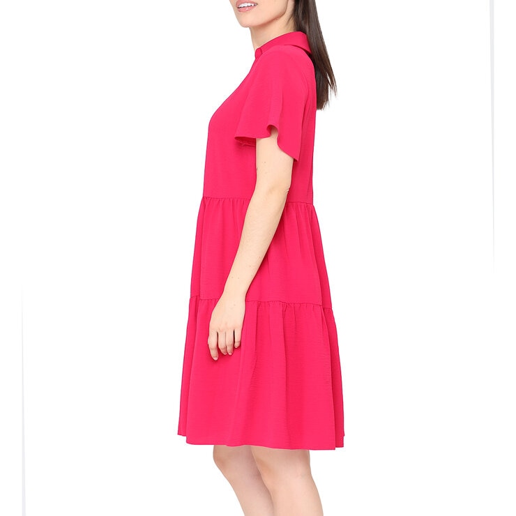 Tahari Vestido para Dama Rosa Grande