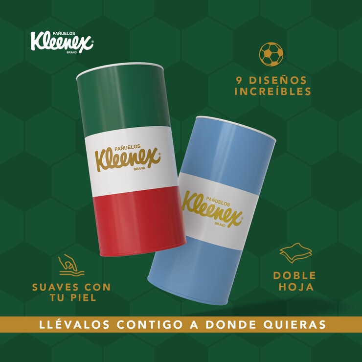 Kleenex Edición Mundialista 9 piezas de 50 pzas Kleenex Edición Mundialista 9 piezas de 50 pzas