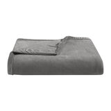 Jennifer Adams Manta Afelpada 152 cm x 177 cm Gris