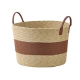 Cesta de Imitación Mimbre, Café