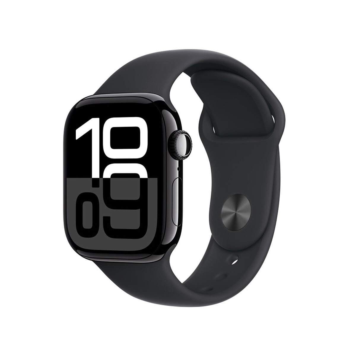 Apple Watch S10 (GPS + Cellular) Caja de aluminio negro azabache 42mm con correa deportiva negro S/M