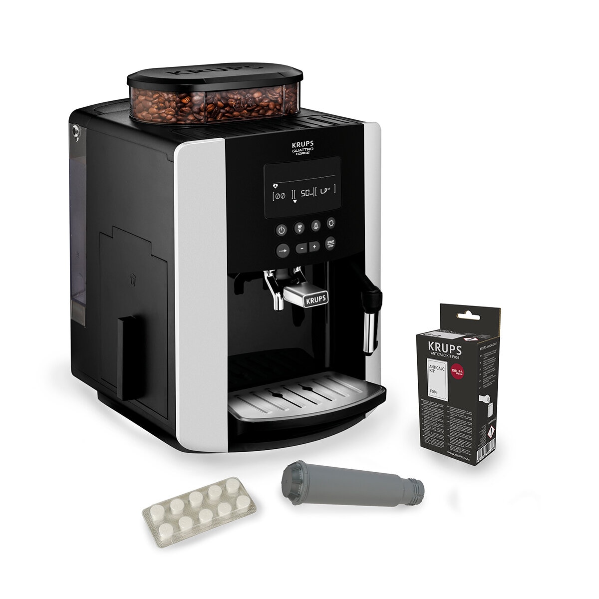 Krups Cafetera Automática Arabica , incluye kit de mantenimiento