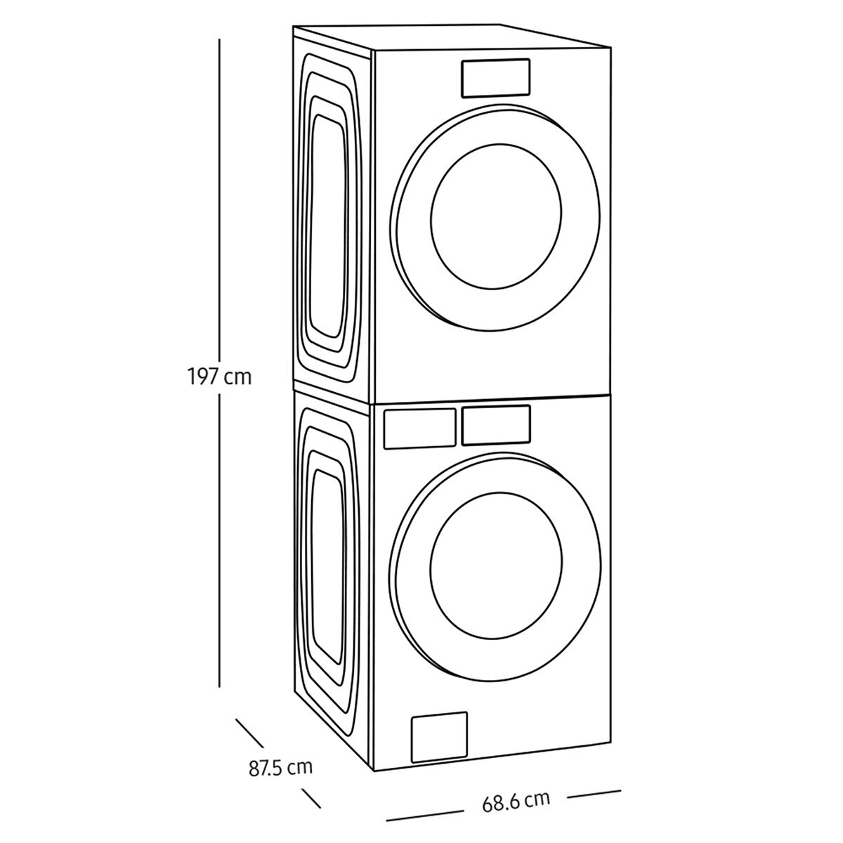 Samsung Centro de Lavado de Gas Bespoke 26kg