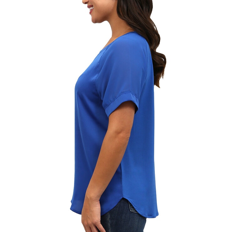 Leo & Nicole Blusa para Dama Azul Mediana