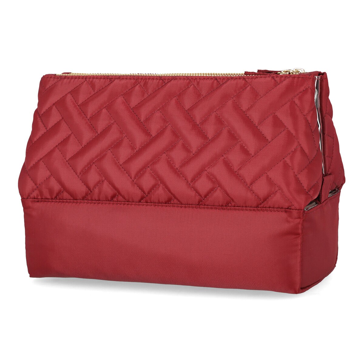 Stella & Max Cosmetiquera de 3 Secciones Rojo Púrpura