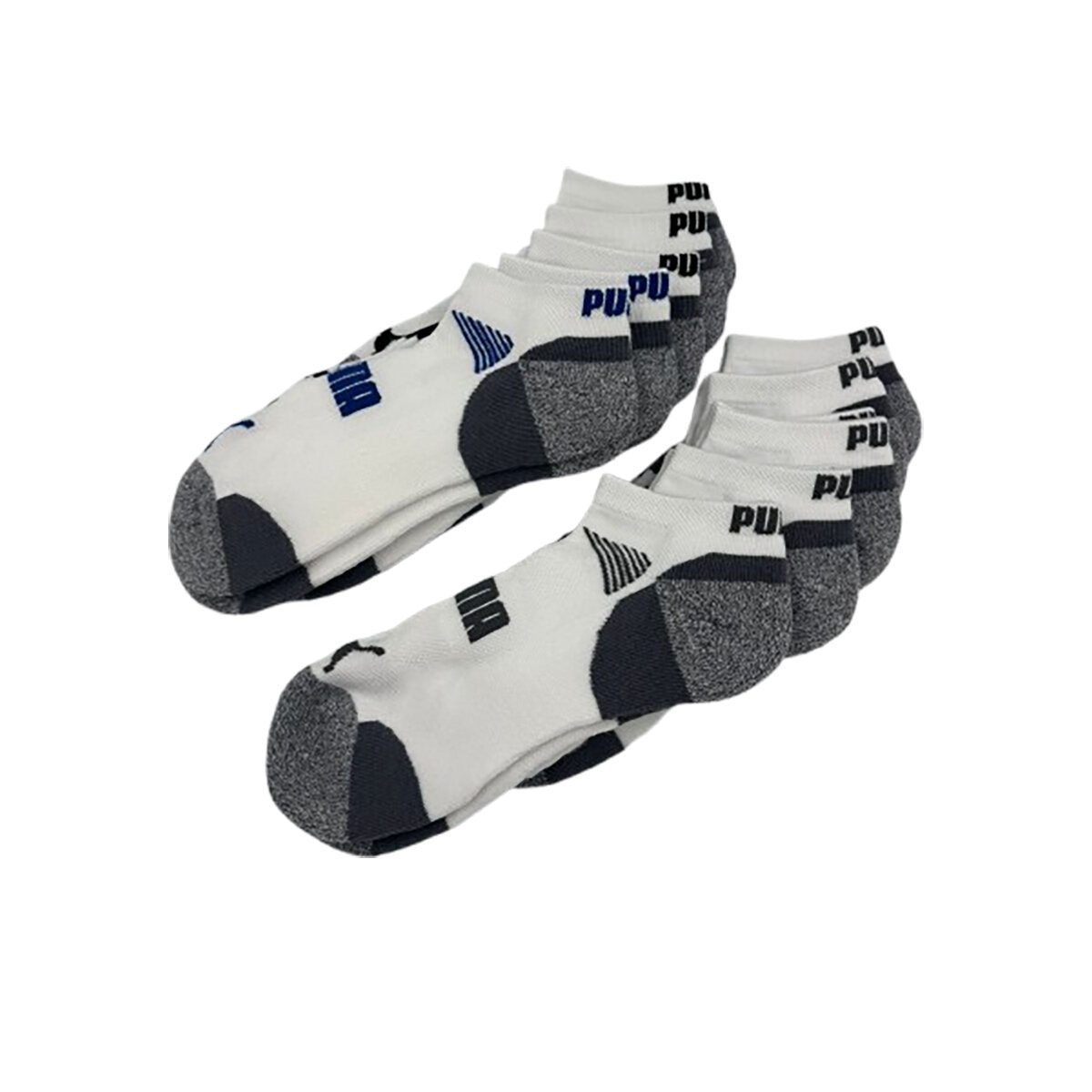 Puma Calcetines para Caballero 10 pares Blanco