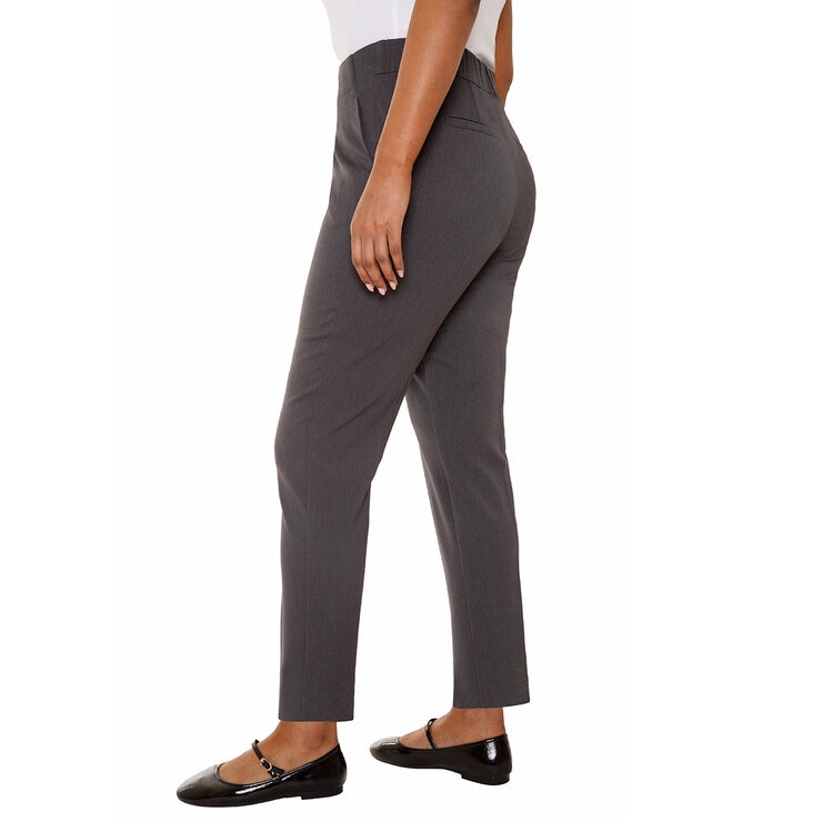 Mario Serrani Italy Pantalón para Dama Gris Grande