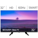 Sharp Pantalla 32" HD Roku TV