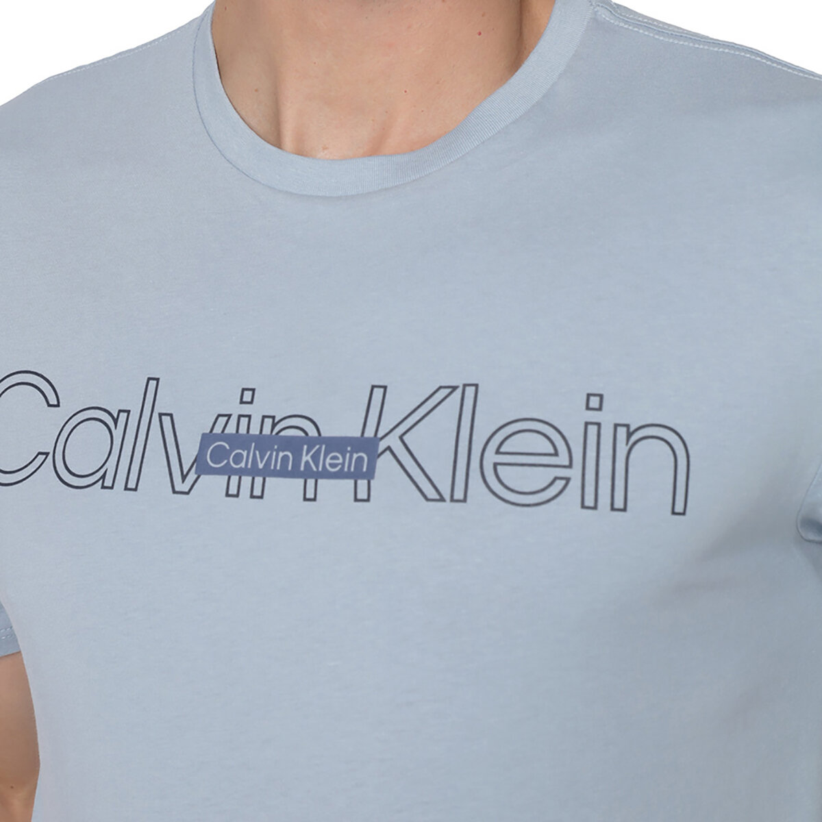 Calvin Klein Playera para Caballero Azul