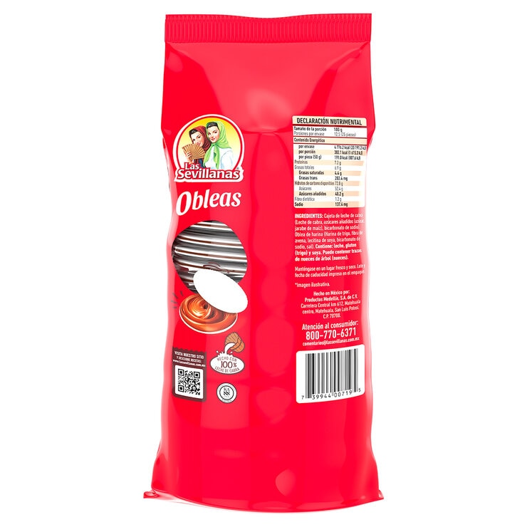Las Sevillanas Obleas 25 pzas