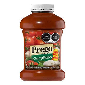 Prego Salsa con Champiñones 2 pzas de 1.27 kg