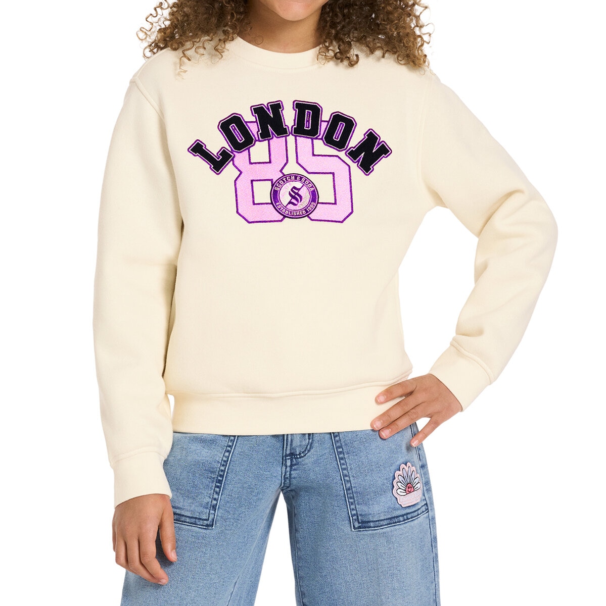 Scotch & Soda Sudadera para Niñas y Niños Beige 5 / 6 Años Scotch & Soda Sudadera para Niñas y Niños Beige 5 / 6 Años