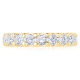 Anillo Eternidad de Diamantes 3.00ctw, Oro Amarillo de 18K
