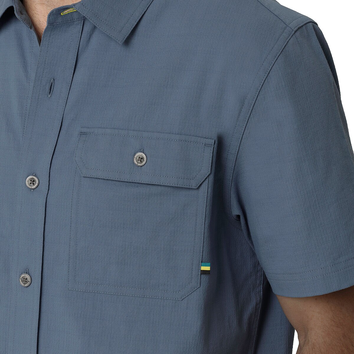 Sierra Designs Camisa para Caballero Azul Mediana