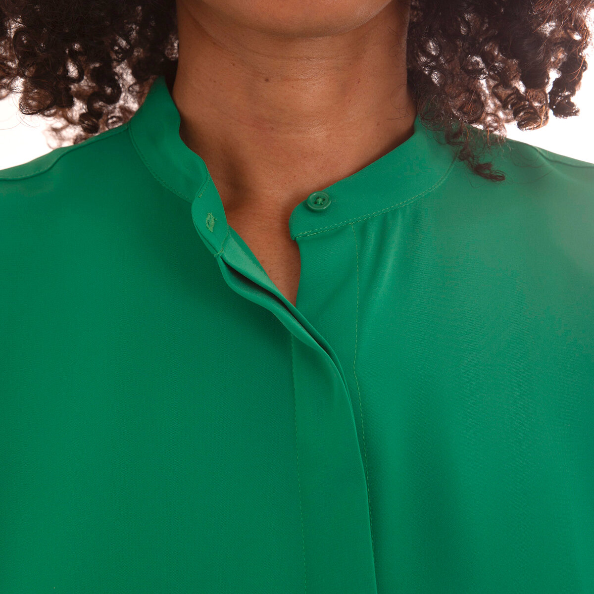 Mario Serrani Italy Blusa para Dama Verde Extra Chica