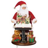 Santa y Libro de Historias con Luces y Música Santa y Libro de Historias con Luces y Música