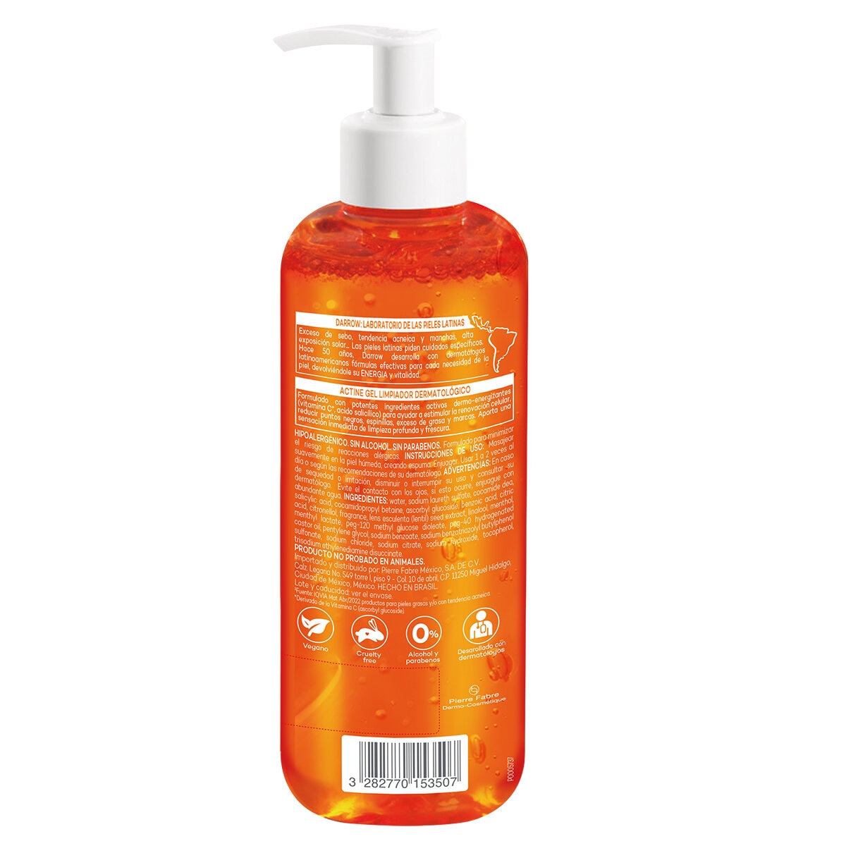 Darrow Actine Gel Limpiador 400 gr