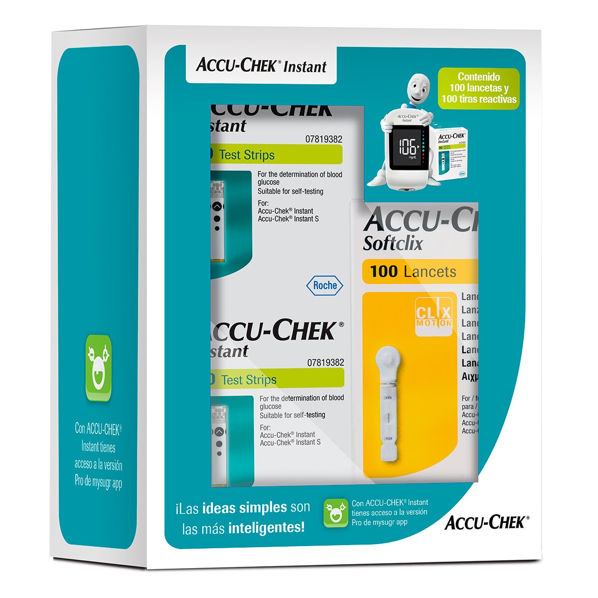 Accu-Chek Instant 100 Tiras + 100 Lancetas