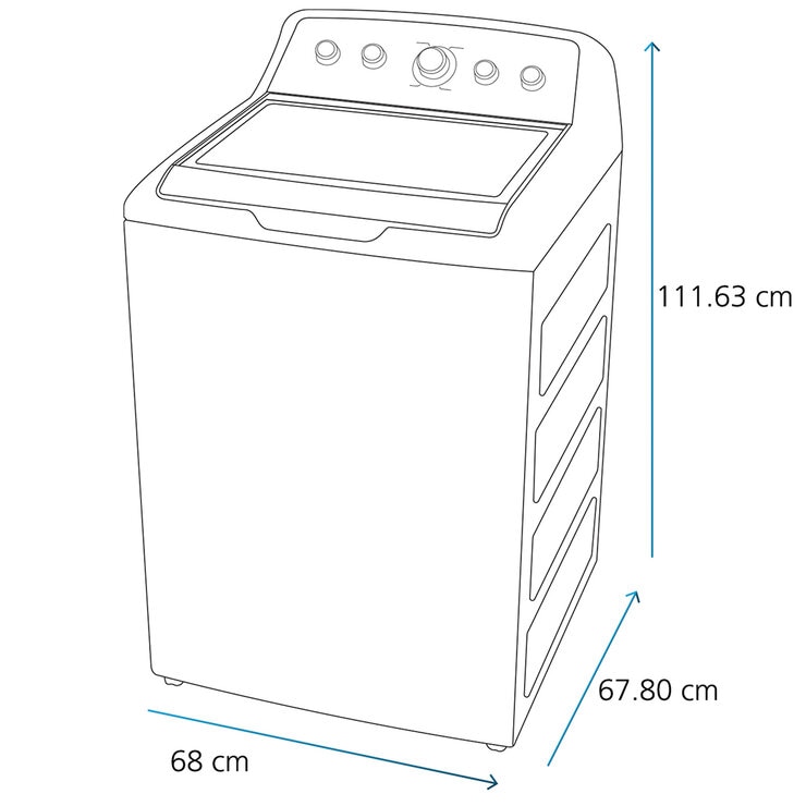 GE Lavadora Top Load 24Kg