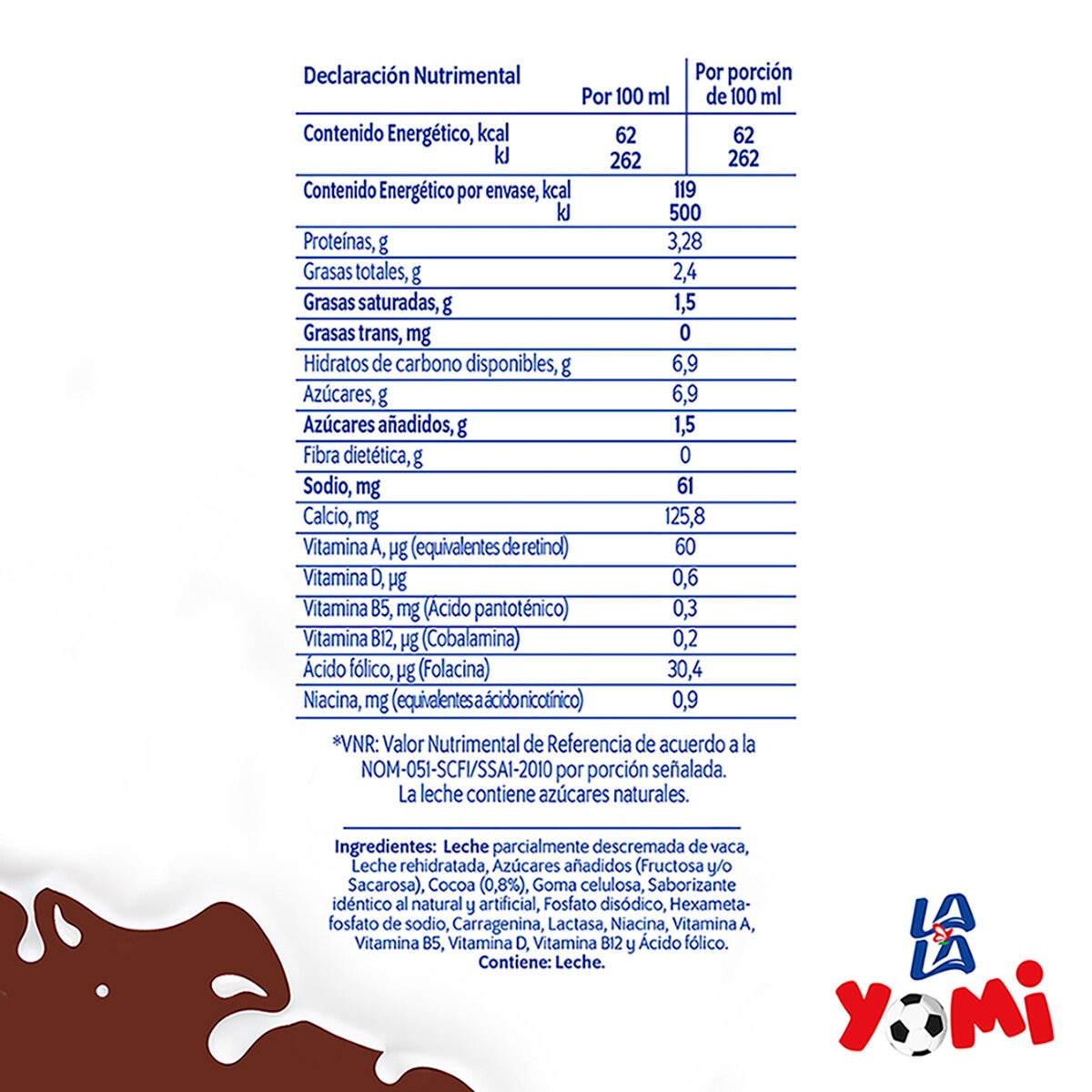 Lala Yomi Chocolate 27/190 ml Lala Yomi Chocolate 27/190 ml